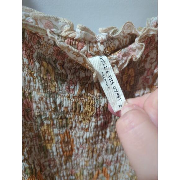 Spell & The Gypsy Collective Juniper Shirred Midi Dress - Picture 6 of 9